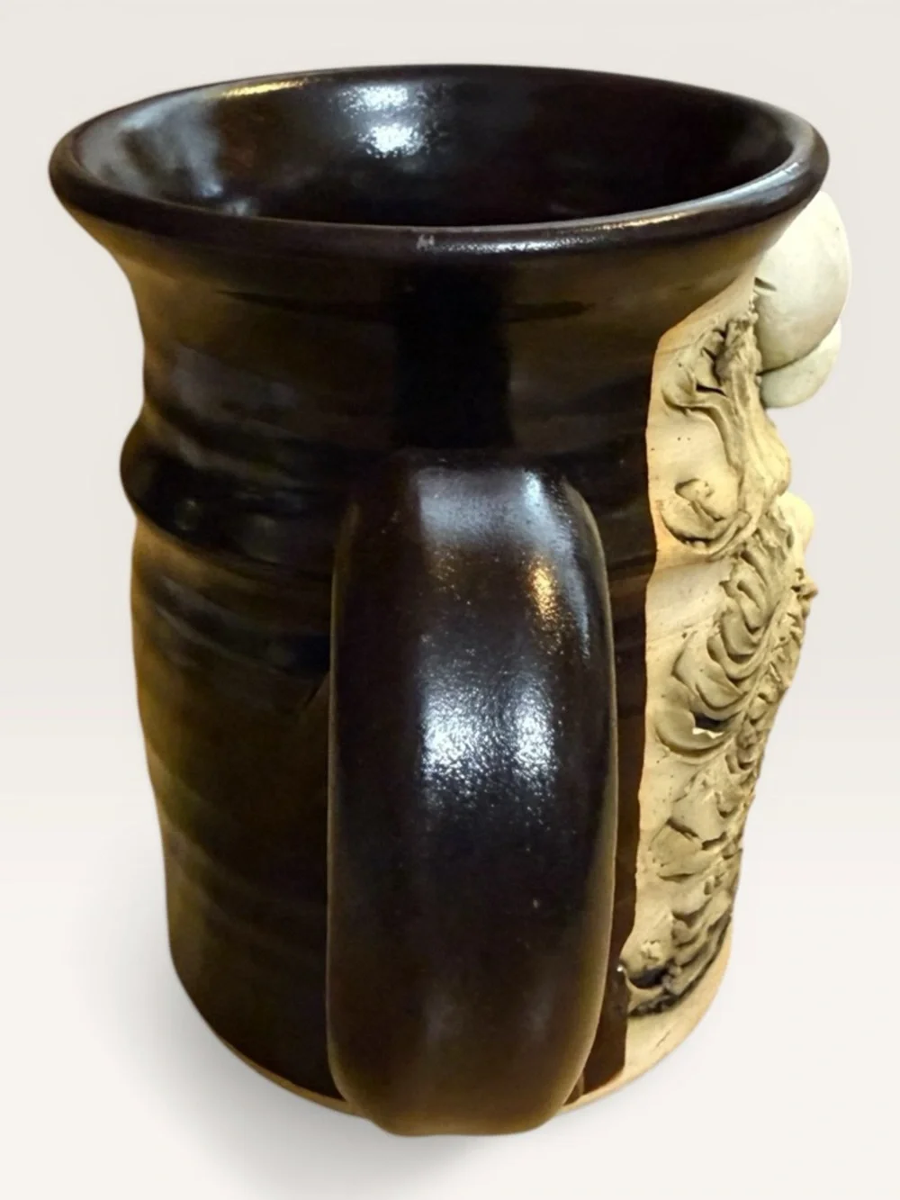 Bradford Studio Art Pottery 3D Female LPN Face Mug